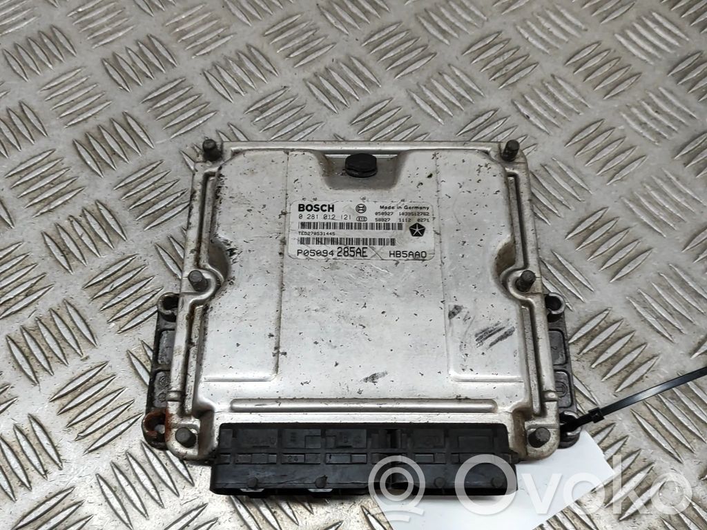 Engine control unit/module   0281012121,1039S12762,P05094285AE