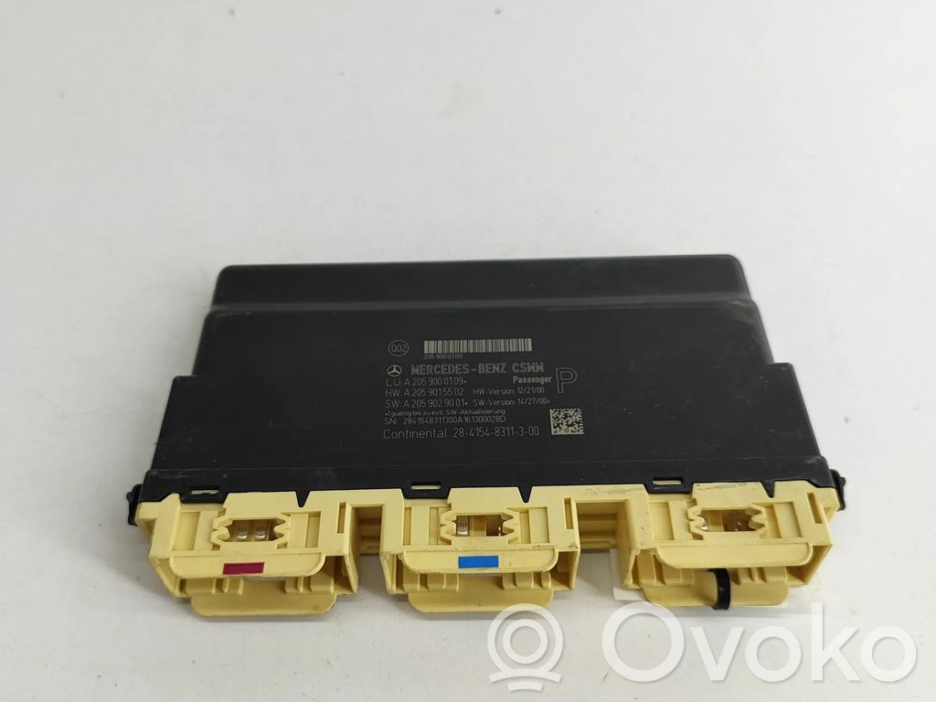 Mercedes-Benz GLC X253 C253 Module de commande de siège 