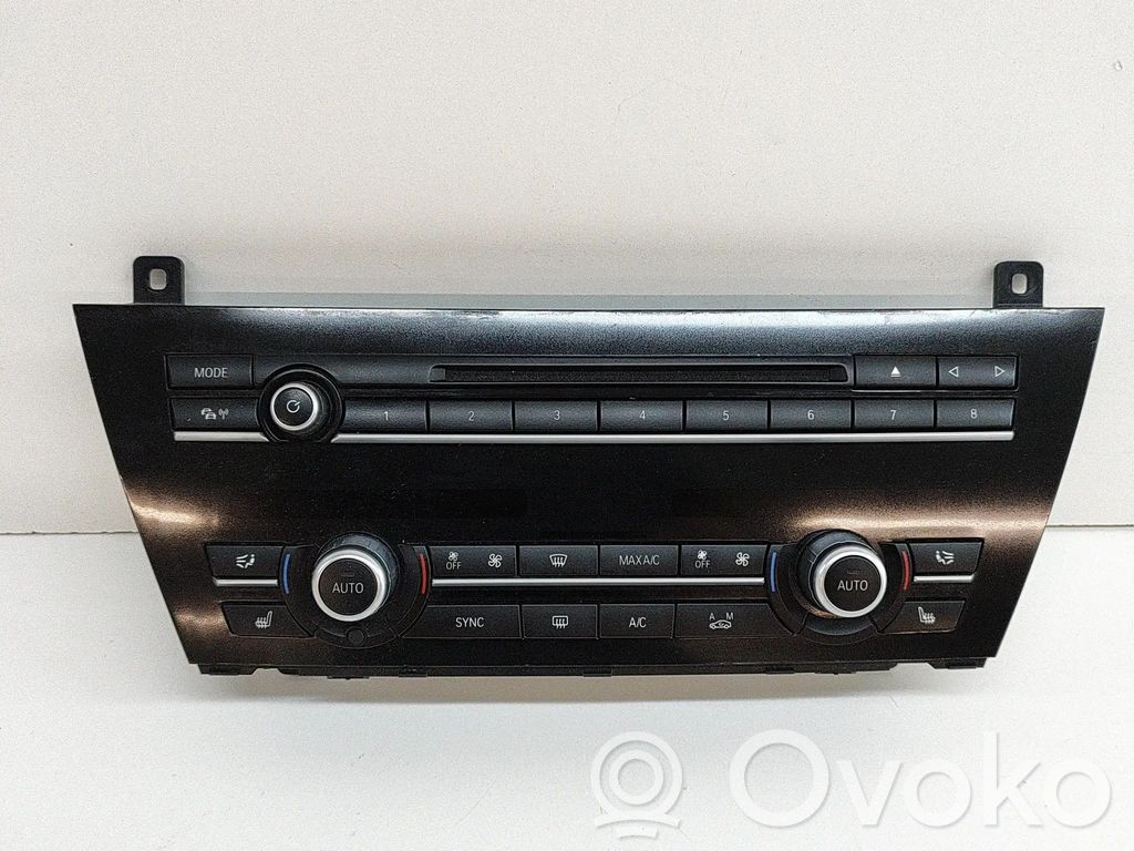 BMW 6 F12 F13 Przełącznik / Włącznik nawiewu dmuchawy 
