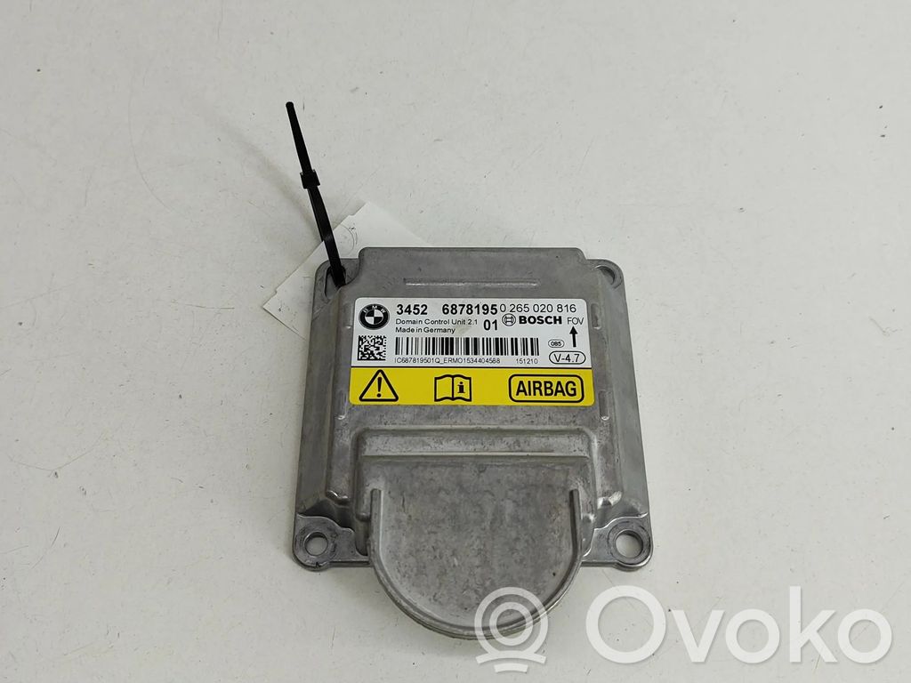 BMW X6 F16 Sterownik / Moduł Airbag 