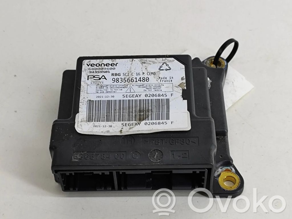 Opel Mokka B Unitate/modul de comandă airbaguri 