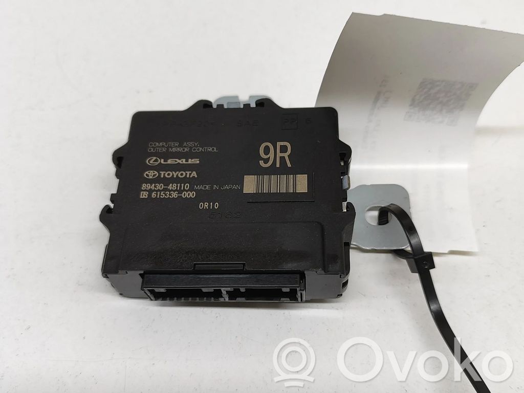 Lexus RX 450H Módulo de control del espejo lateral 