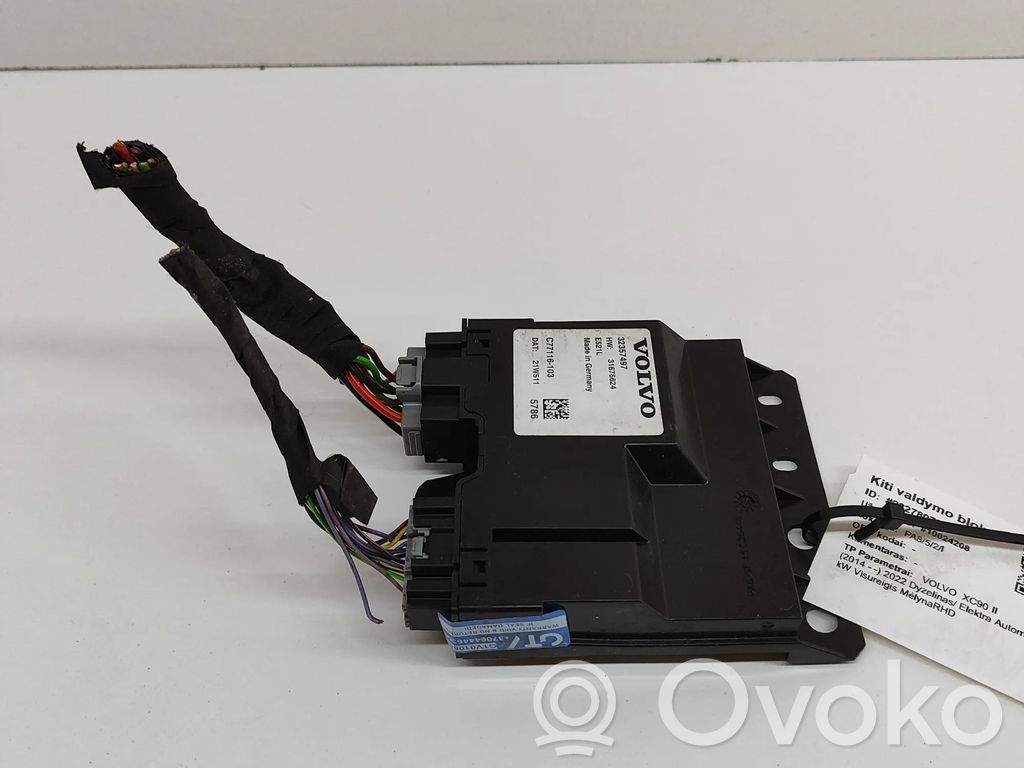 Volvo XC90 Tailgate/trunk control unit/module 