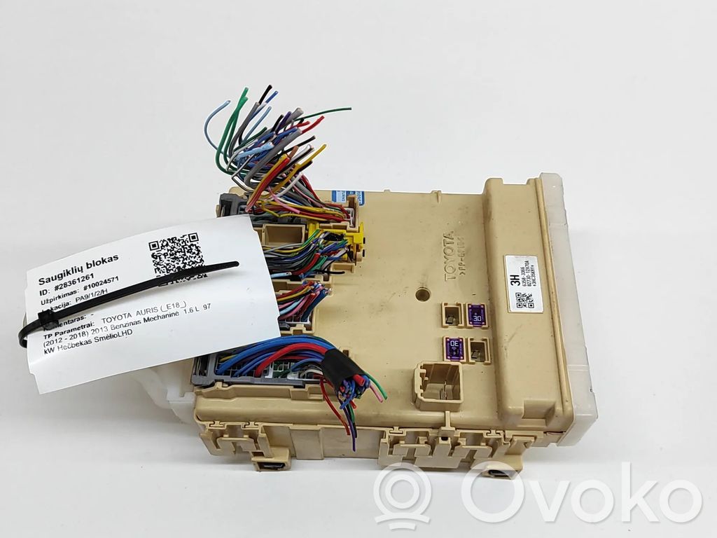 Toyota Auris E180 Central body control module 