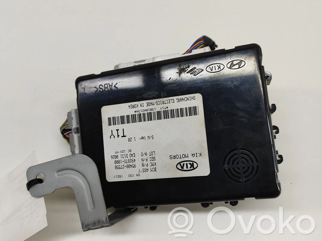 KIA Optima Module de contrôle carrosserie centrale 