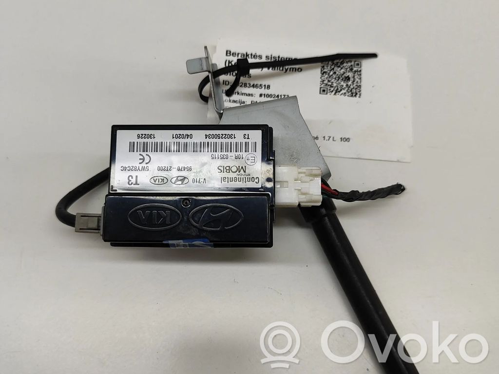 KIA Optima Module de contrôle sans clé Go 