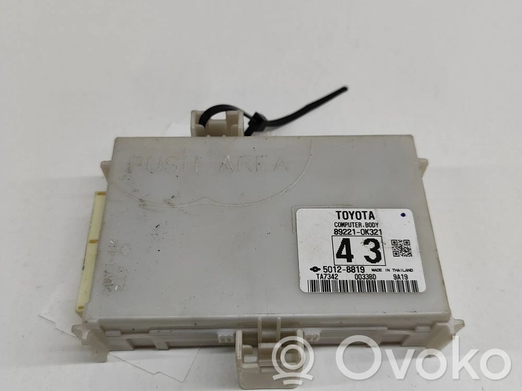 Toyota Hilux (AN120, AN130) Modul de control caroserie central 