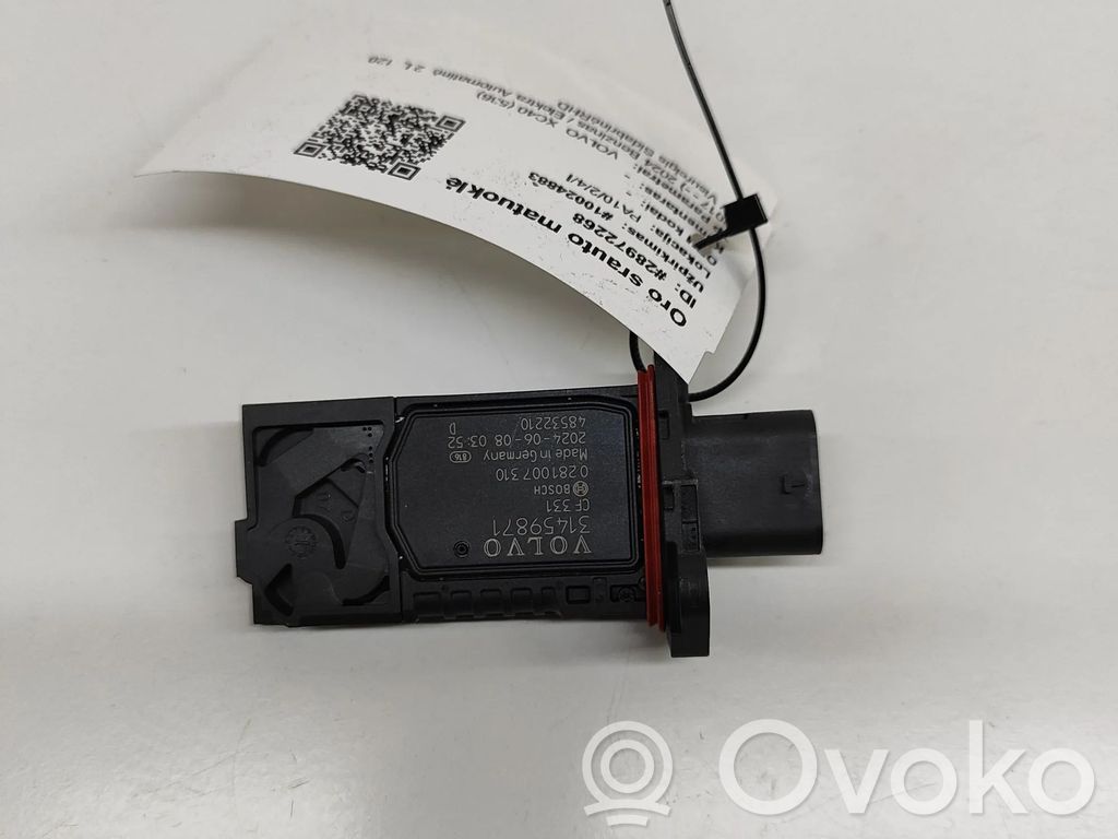 Volvo XC40 Przepływomierz masowy powietrza MAF 