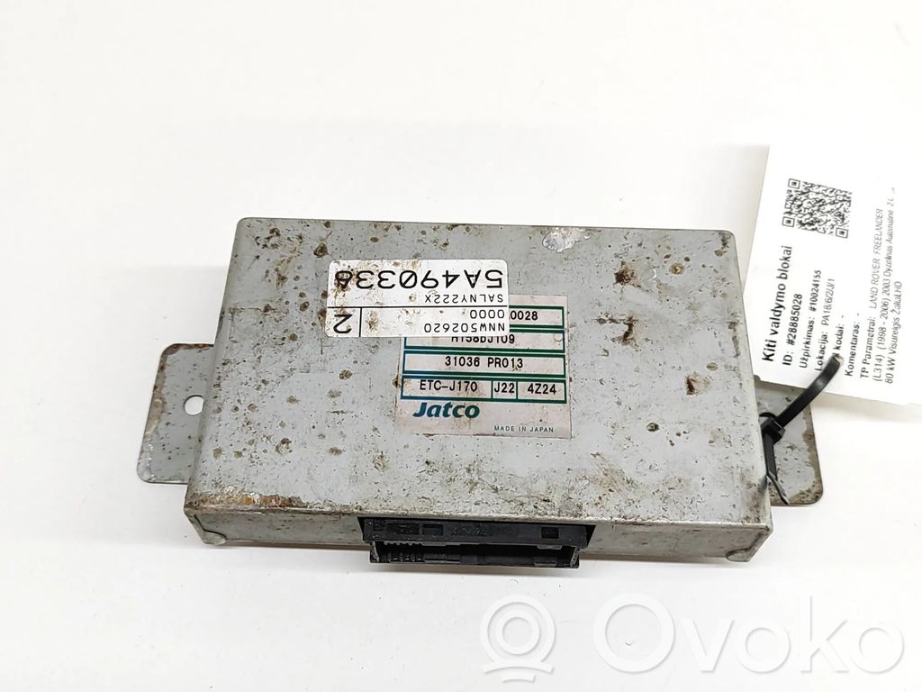 Land Rover Freelander Gearbox control unit/module 