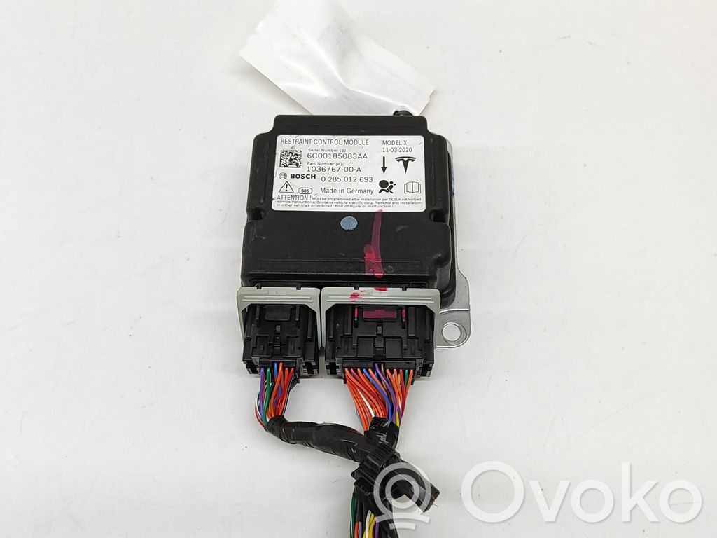 Tesla Model X Airbag control unit/module 