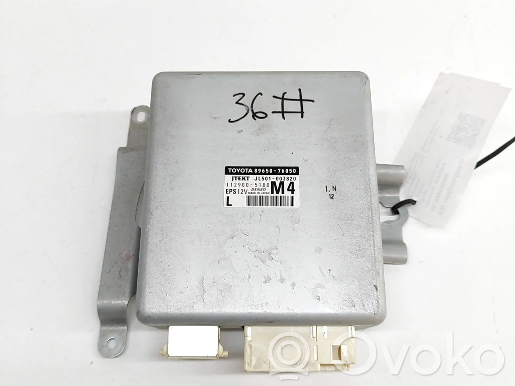 Lexus CT 200H Modulo di controllo della cremagliera dello sterzo 