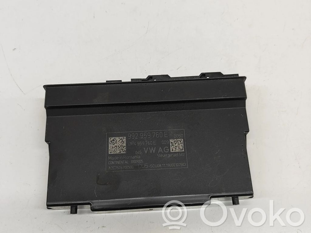 Porsche Cayenne (9Y0 9Y3) Seat control module 