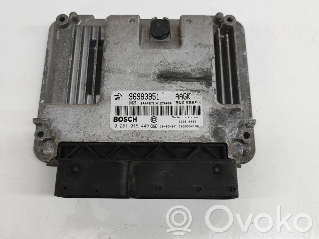 Engine control unit/module   0281015445,96983951