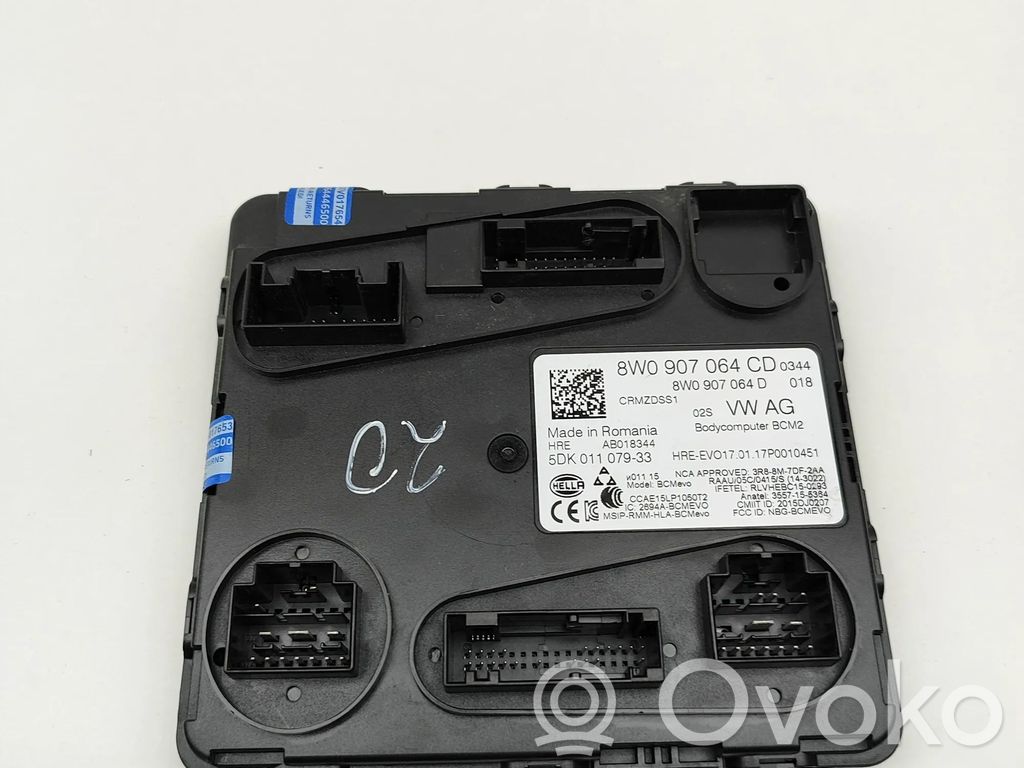Audi Q7 4M Module de contrôle carrosserie centrale 