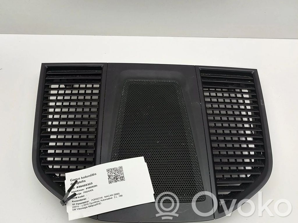 Porsche Macan (95B) Cache enceinte centrale 
