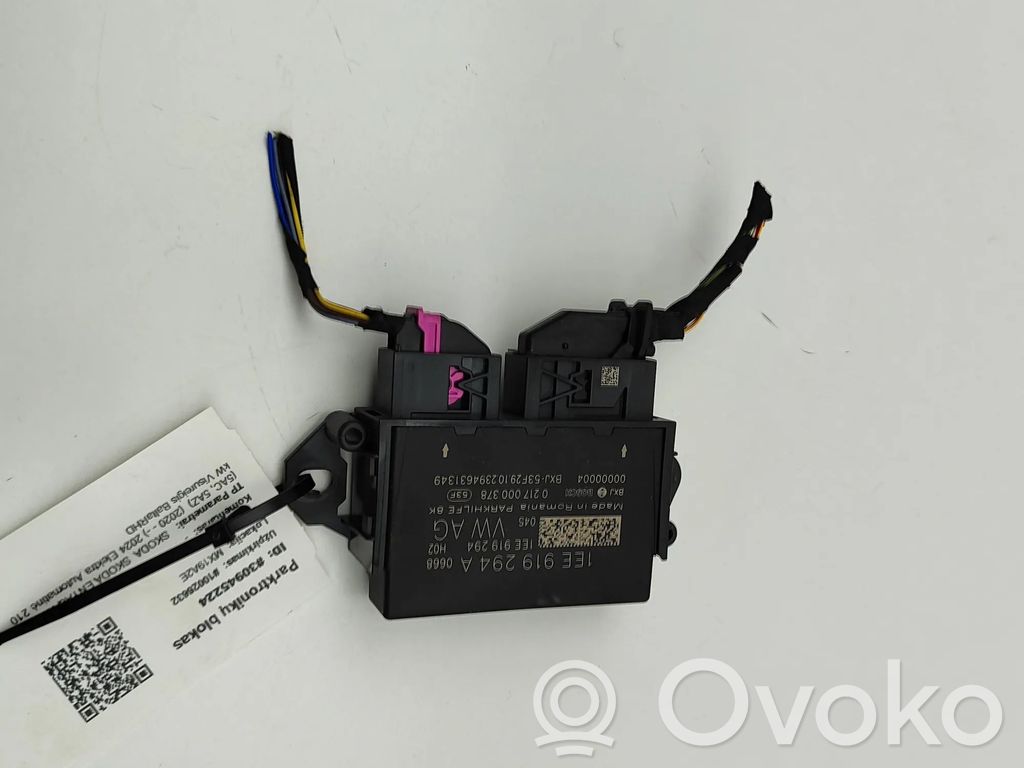 Skoda Enyaq iV Unidad de control/módulo PDC de aparcamiento 