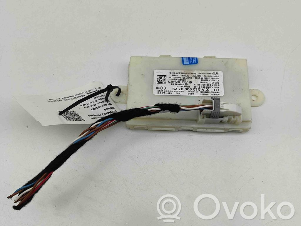 Mercedes-Benz GLE (W166 - C292) Centralina/modulo keyless go