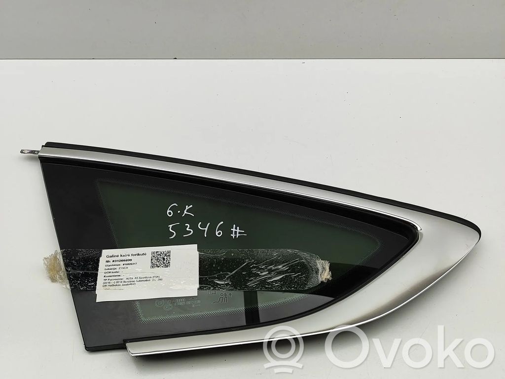 Audi A5 Rear side window 