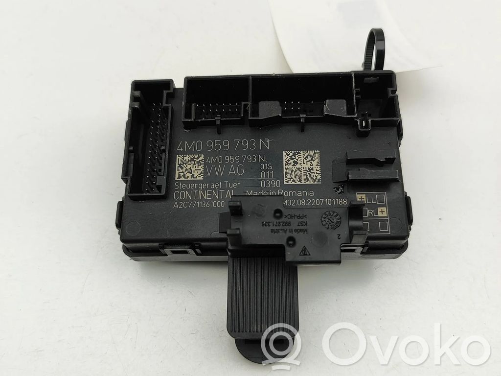 Unité de commande module de porte   A2C7711361000,4M0959793N