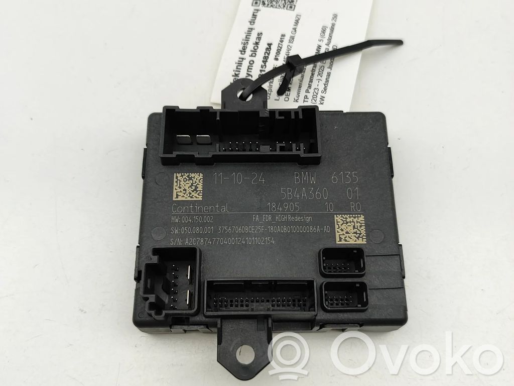 BMW 5 G60 G61 Door control unit/module 