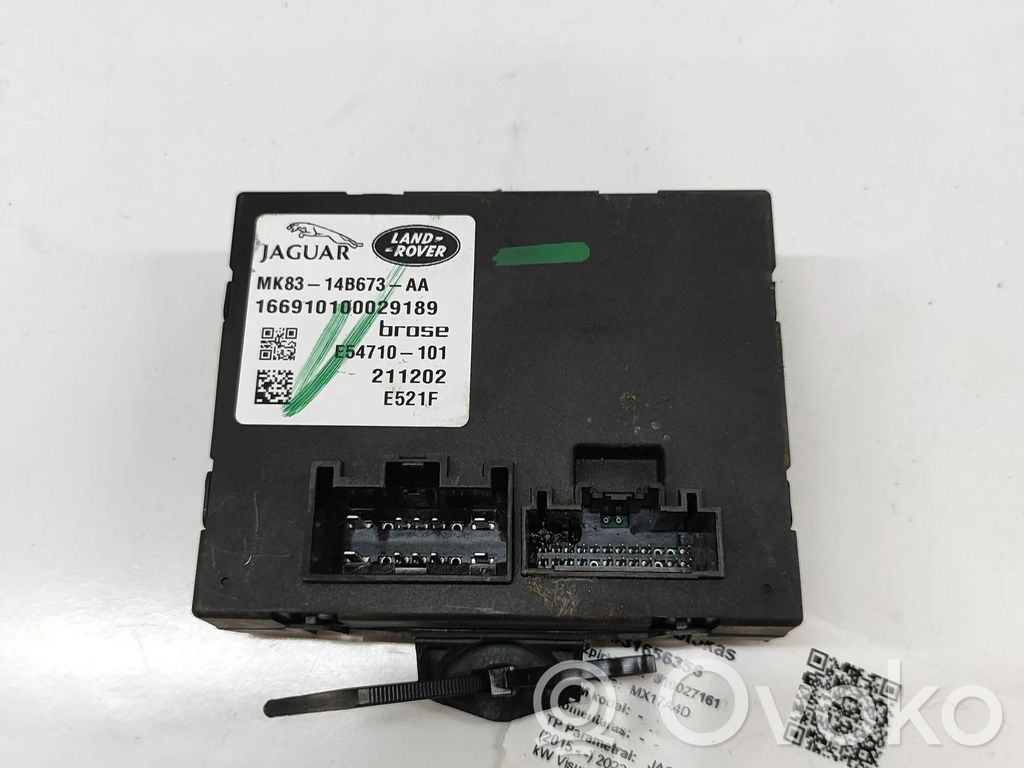 Jaguar F-Pace Tailgate/trunk control unit/module 