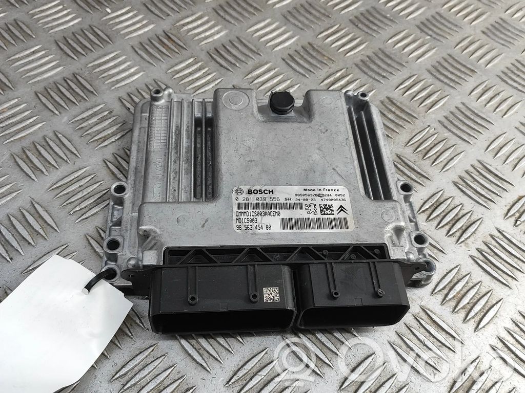 Unidad de control/módulo del motor   9850563780,0281039556