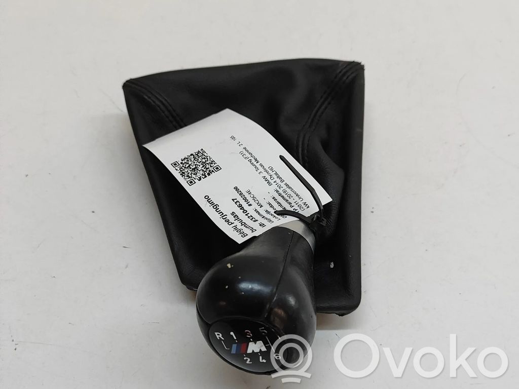 BMW 3 F30 F35 F31 Buton/manșon piele manetă schimbător viteze 