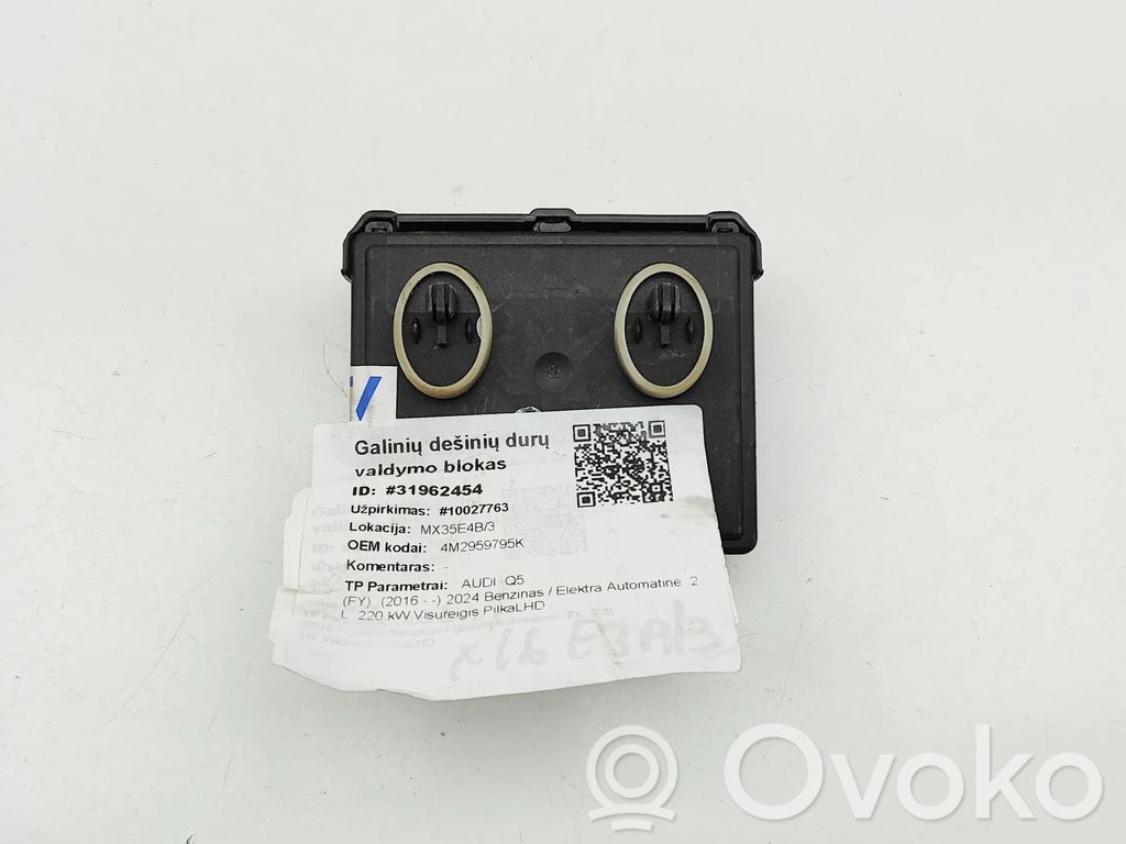 Audi Q5 SQ5 FY Unité de commande module de porte 