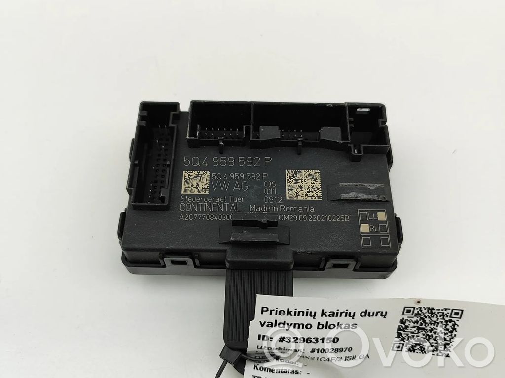 Unité de commande module de porte   5Q4959592P,A2C7770840300