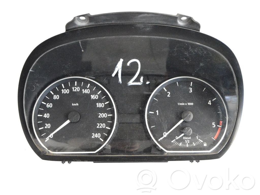 BMW 1 E81 E87 Speedometer (instrument cluster) 