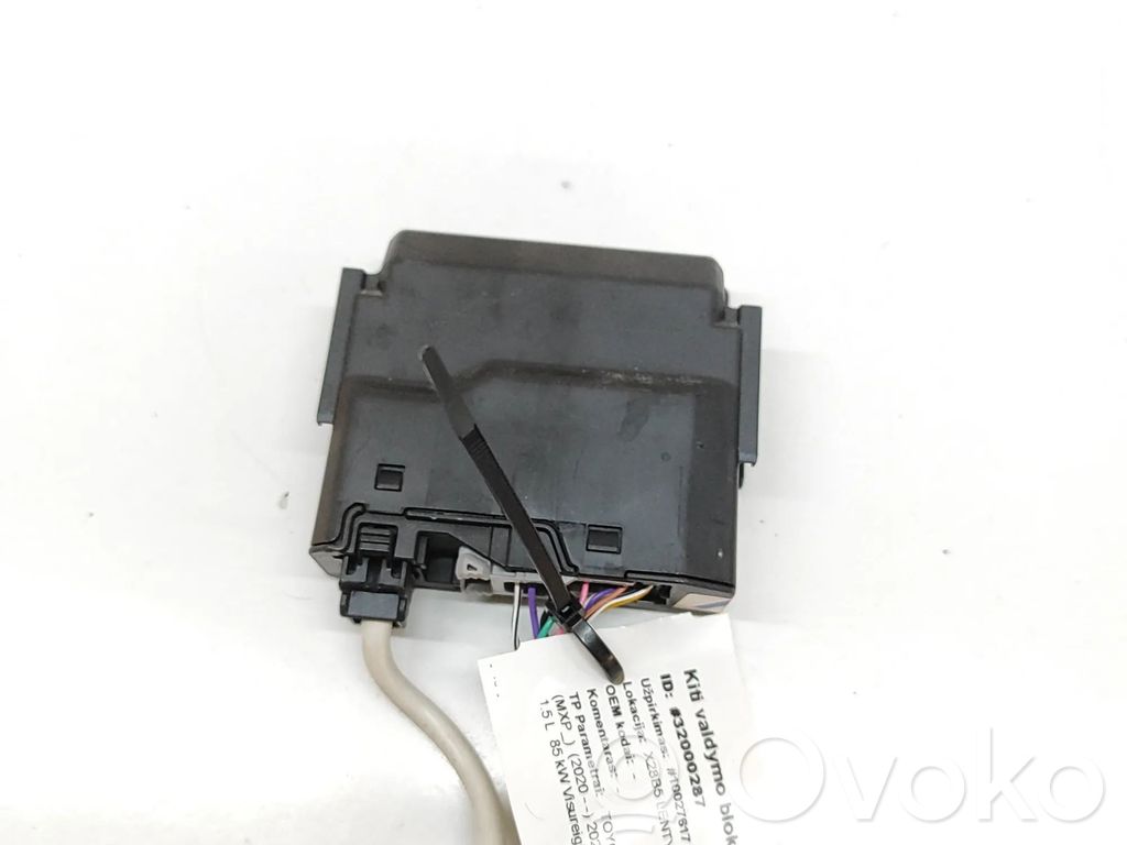 Toyota Yaris Cross Releu control curent 