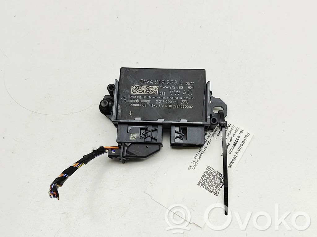 Audi A3 8Y Unité de commande, module PDC aide au stationnement 