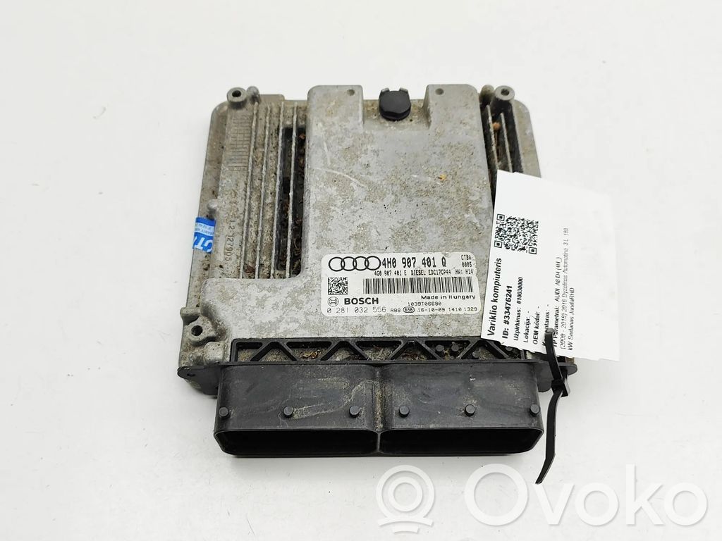 Audi A8 S8 D4 4H Engine control unit/module 