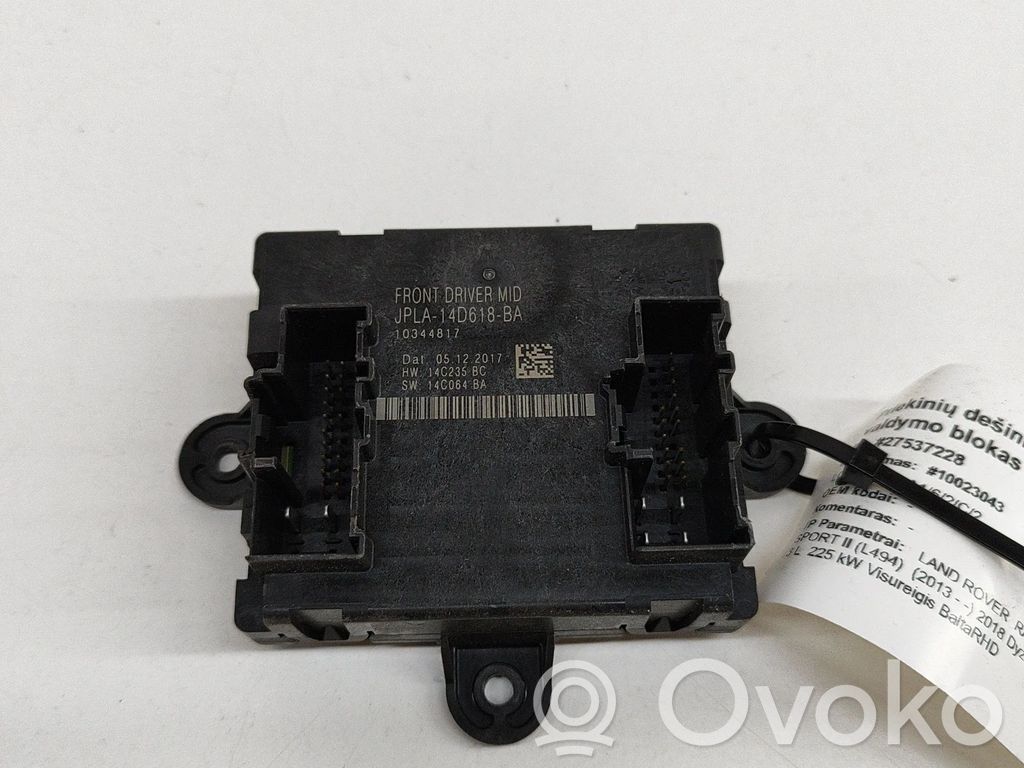 Land Rover Range Rover Sport L494 Door control unit/module 