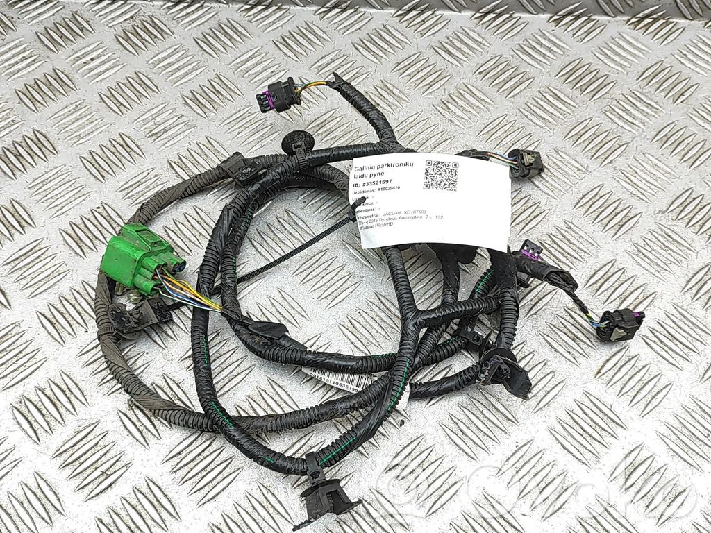Jaguar XE Cableado del sensor de aparcamiento (PDC) 