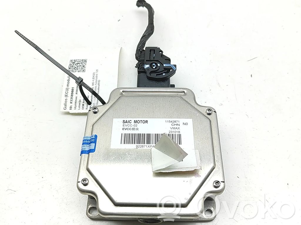 MG MG4 ev Unité de commande, module ECU de moteur 
