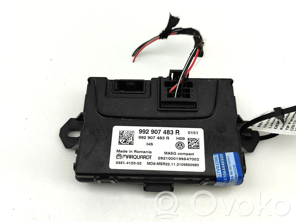 Porsche Taycan 9J1 Inne wyposażenie elektryczne 