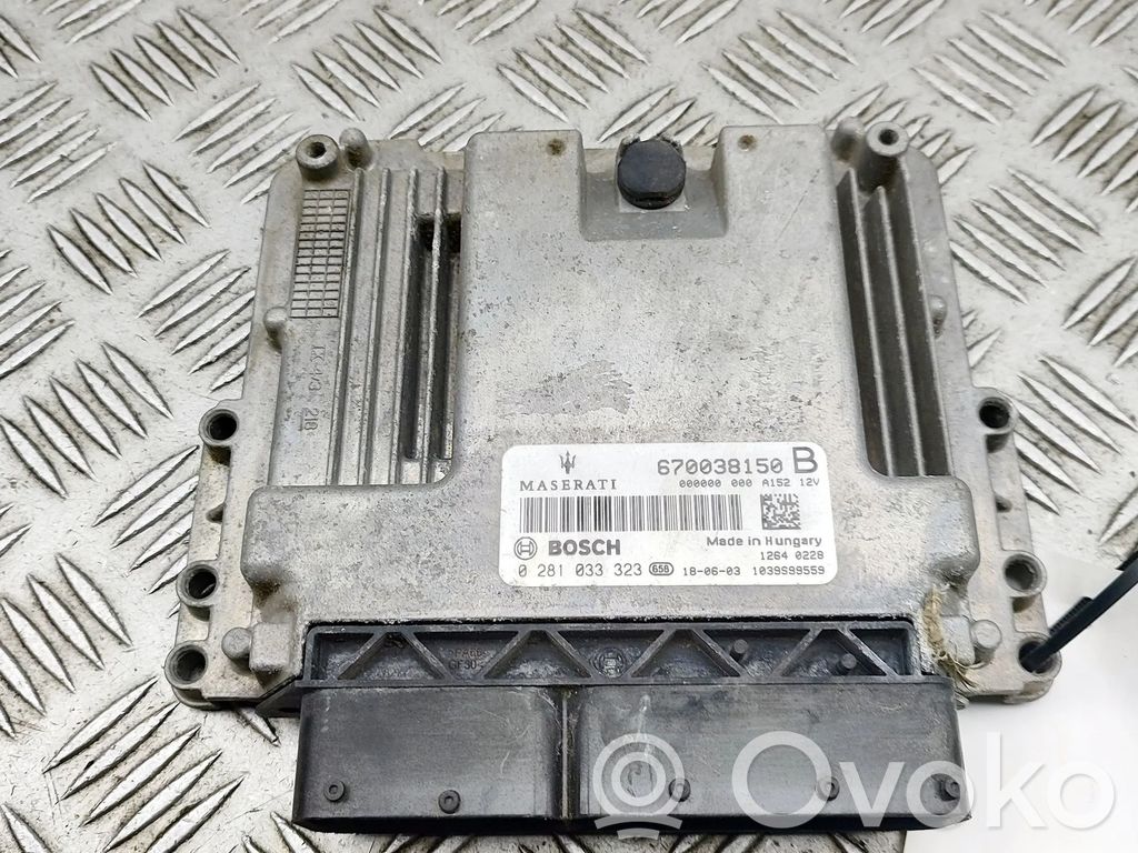 Engine control unit/module   670038150,0281033323