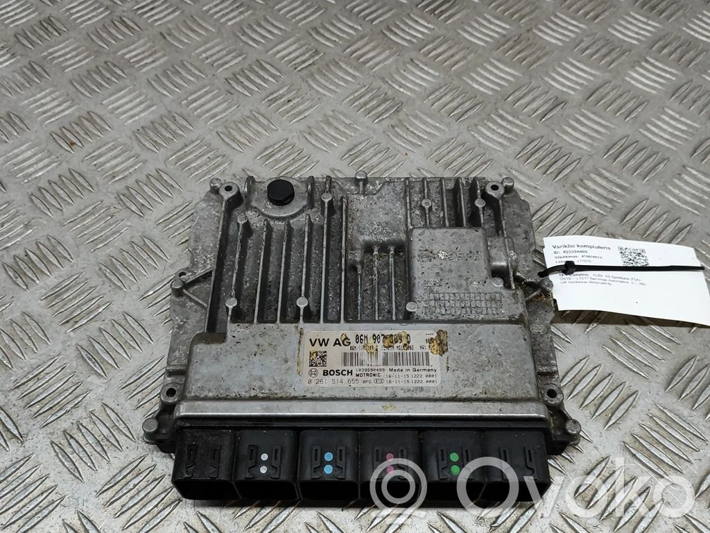 Engine control unit/module   0261S14655,1039S90499,06M907309D