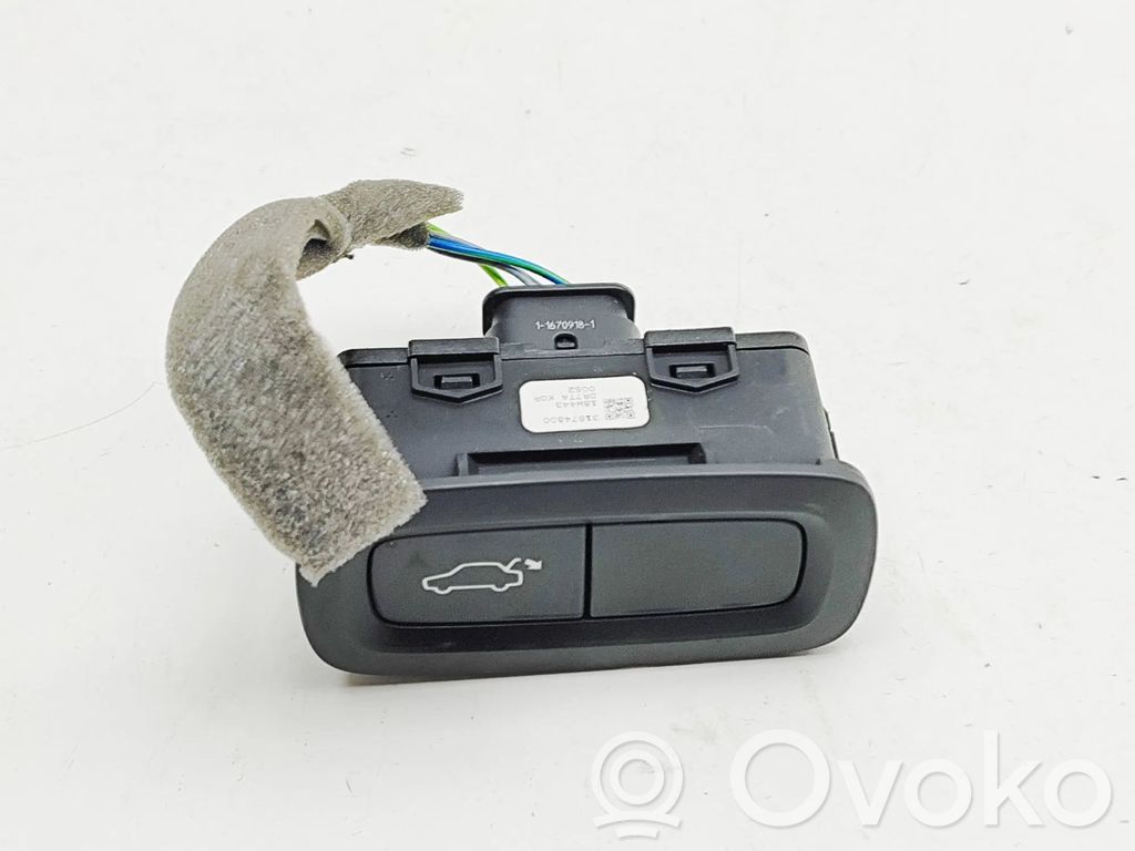 Volvo S90, V90 Interruttore a pulsante apertura portellone posteriore/bagagliaio 