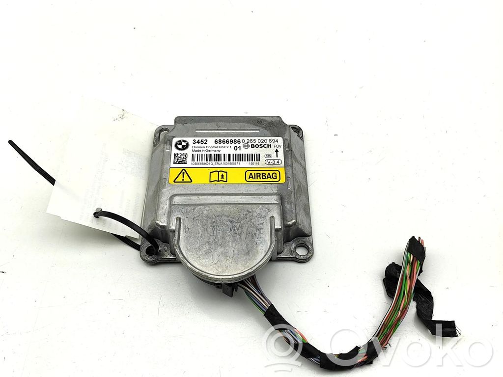 BMW 6 F06 Gran coupe Unitate/modul de comandă airbaguri 