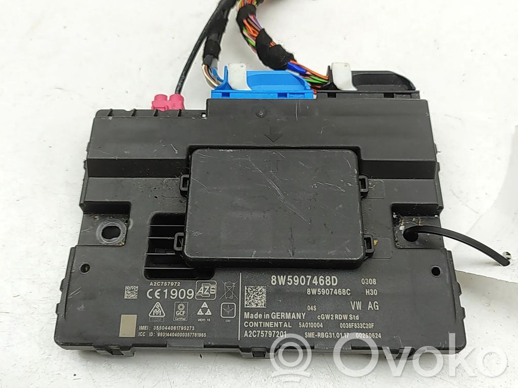 Audi Q5 SQ5 FY Gateway control module 