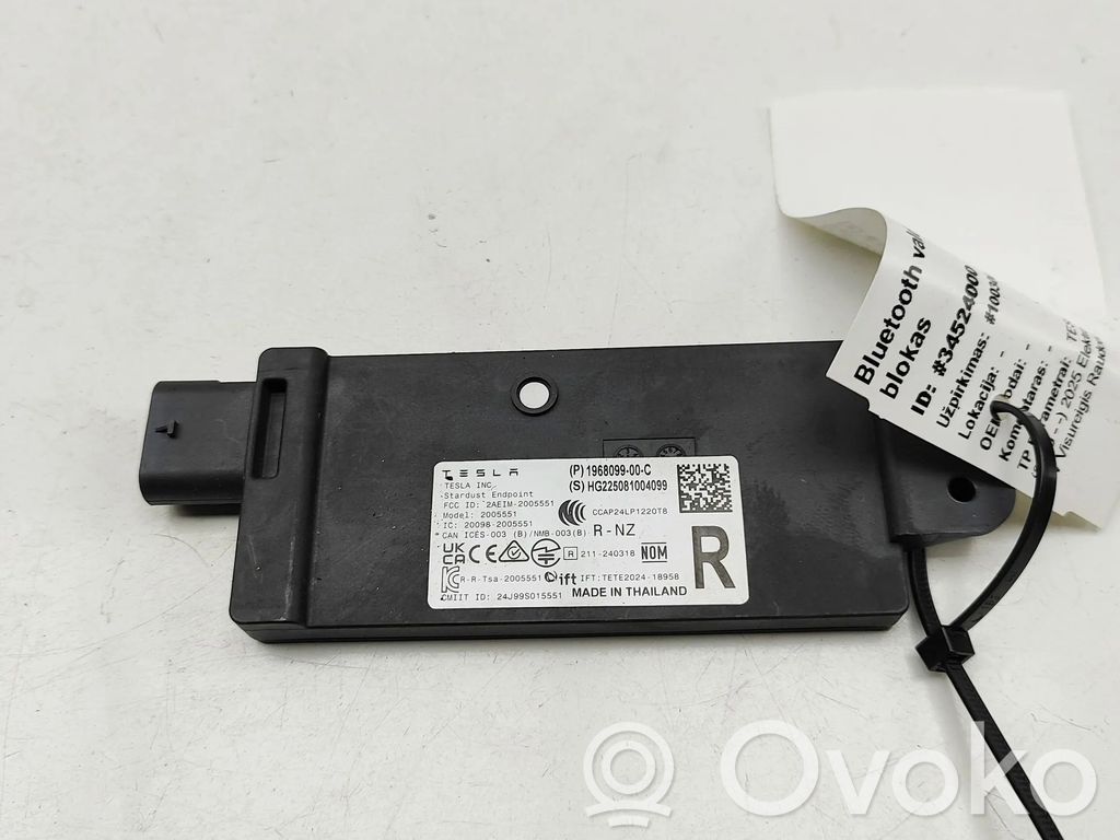 Tesla Model Y Juniper Bluetooth modulis 