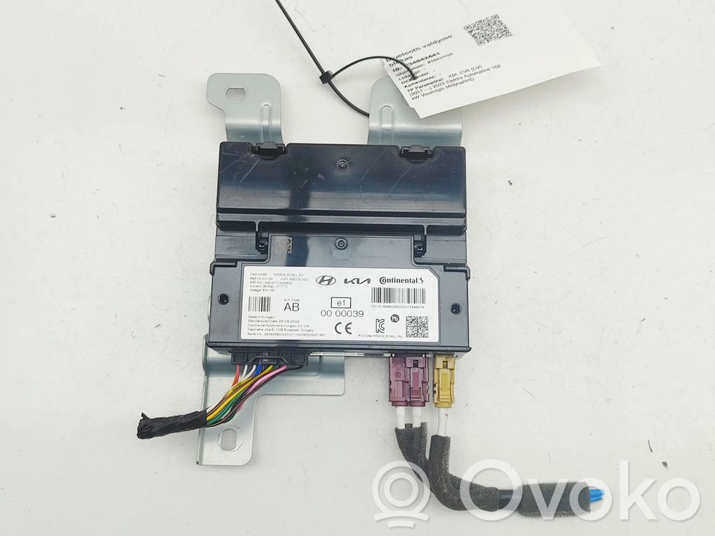 KIA EV6 Puhelimen käyttöyksikkö/-moduuli 