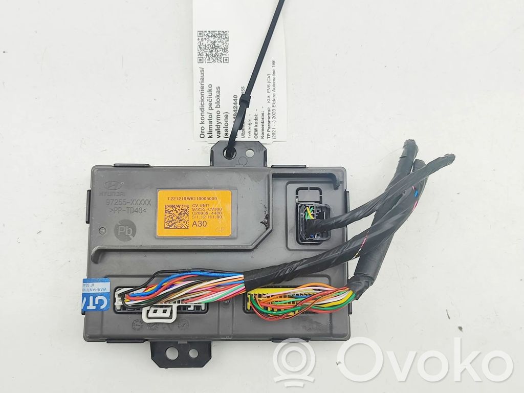 KIA EV6 Climate control unit 