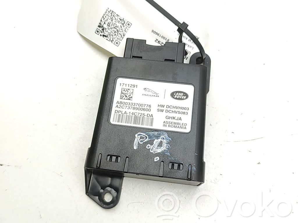 Land Rover Range Rover Velar Module de commande de siège 