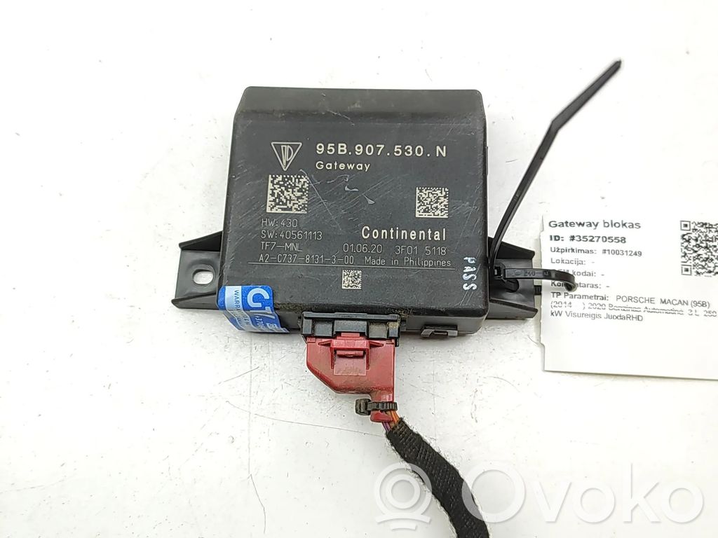 Módulo de control Gateway   95B907530N,A2C7378131300