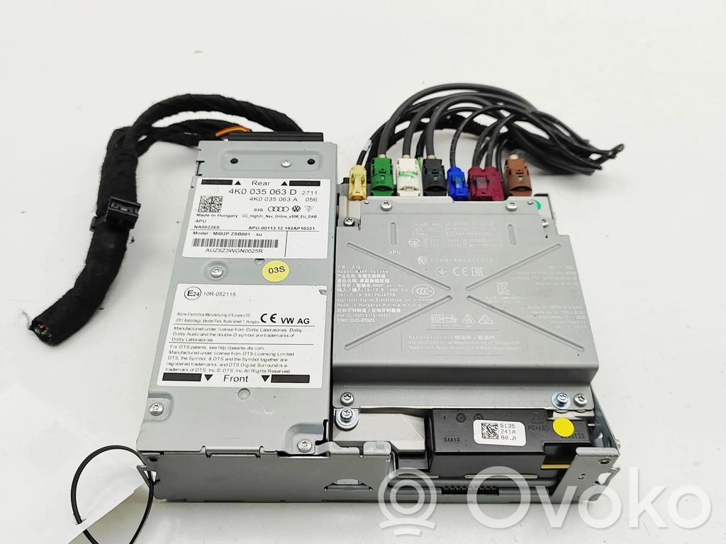 Audi Q7 4M Radio/CD/DVD/GPS head unit 