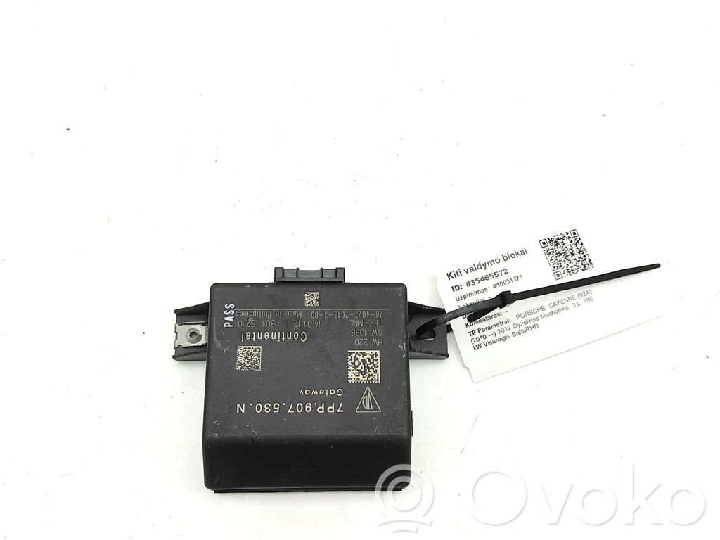Porsche Cayenne (92A) Módulo de control Gateway 