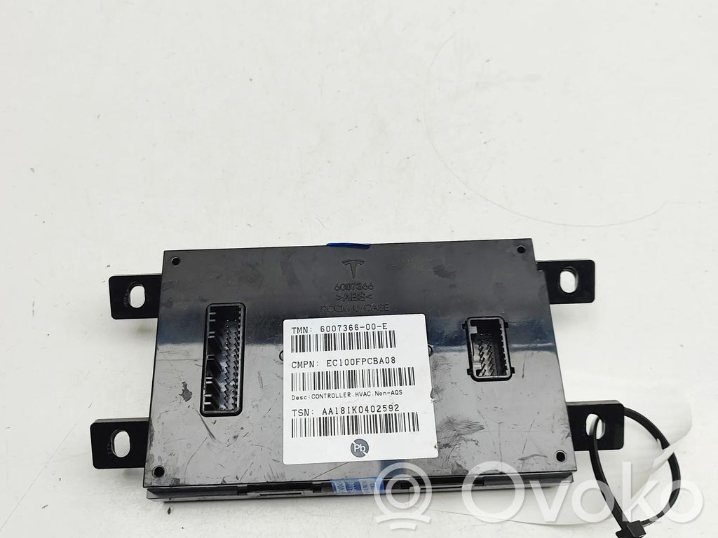 Climate control unit   600736600E
